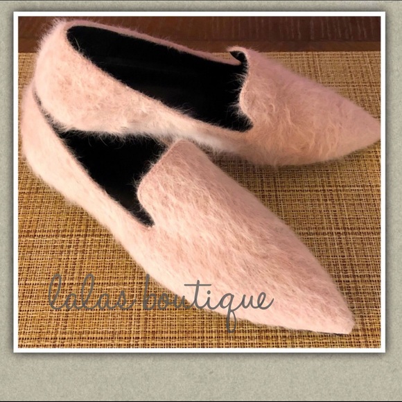 𑁍POL Mohair Flats in Dusty Pink𑁍 - Picture 4 of 7
